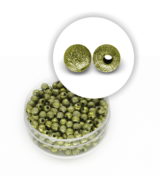 Perle stagnole (9 grammi) ø 4 mm - Verde oliva chiaro - Clicca l'immagine per chiudere