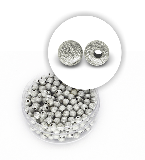 Perle stagnole (9 grammi) ø 4 mm - Argento - Clicca l'immagine per chiudere