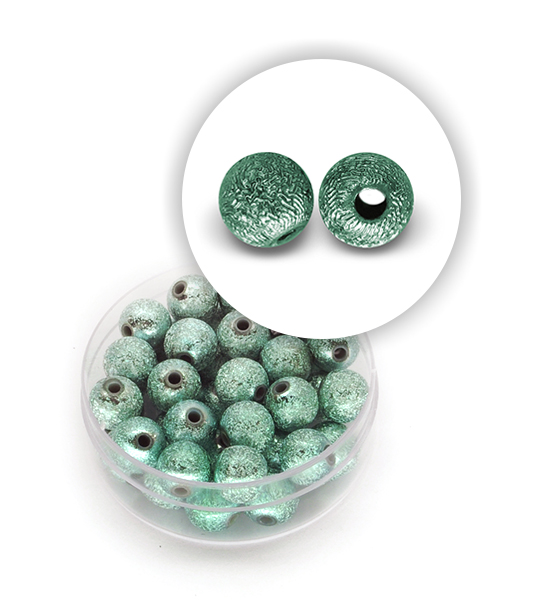 Perle stagnole (9,5 grammi) ø 8 mm - Turchese - Clicca l'immagine per chiudere