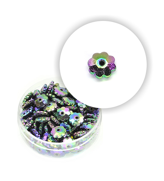 Perle "rosetta sfaccettata" (11 grammi) Ø 8 mm - Scarabeo