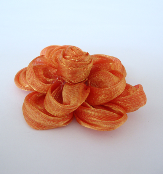 fiore petali in rete "crinolina" mm.70 - col. Arancio - Clicca l'immagine per chiudere
