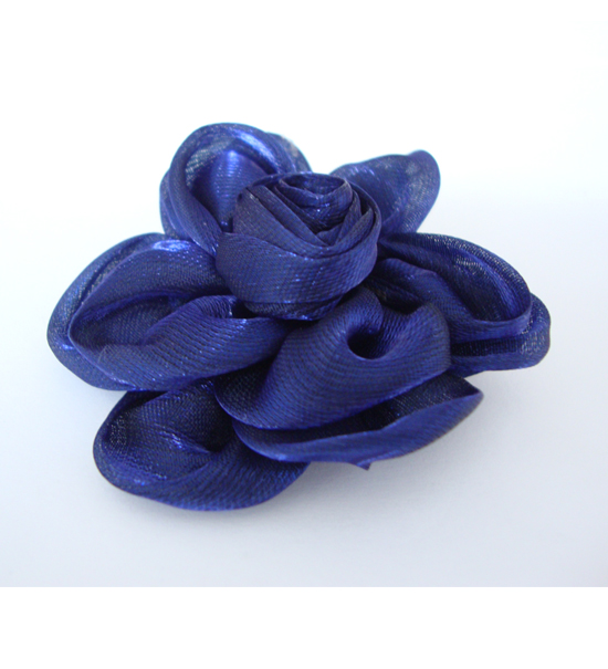 fiore petali in rete "crinolina" mm.70 - col. Blu - Clicca l'immagine per chiudere