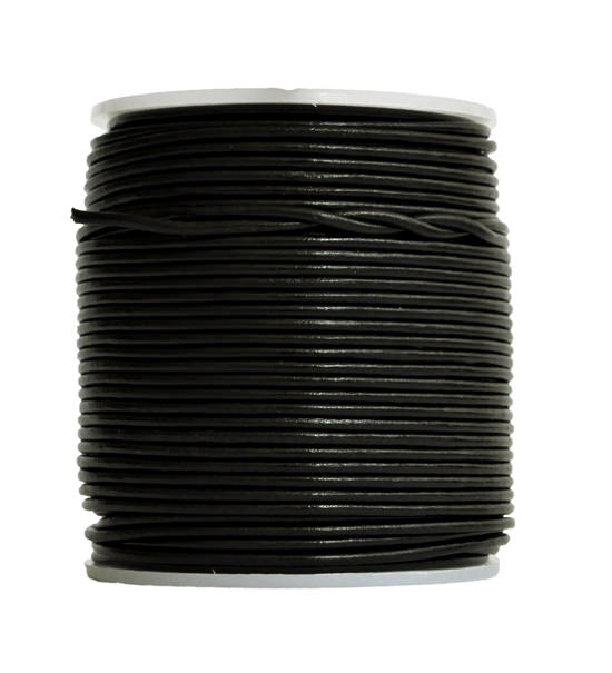 Leather cord (5 mt) 1,5 mm - Black