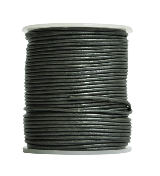 Leather cord (5 mt) 1,5 mm - Graphite