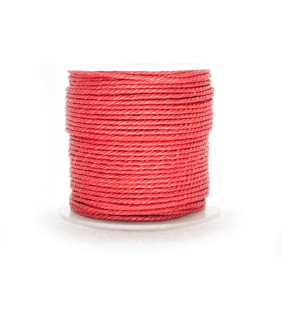 Jute cord (5 meters) 1 mm - Red