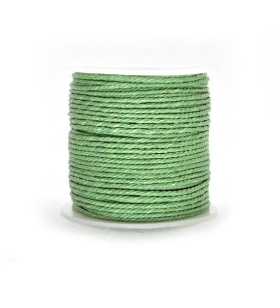 Jute cord (5 meters) 1 mm - Green