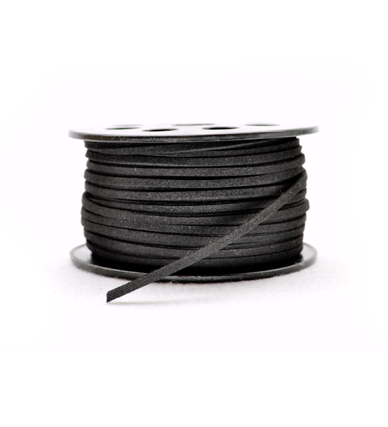 Soft tape (5 meters) 3 mm - Black