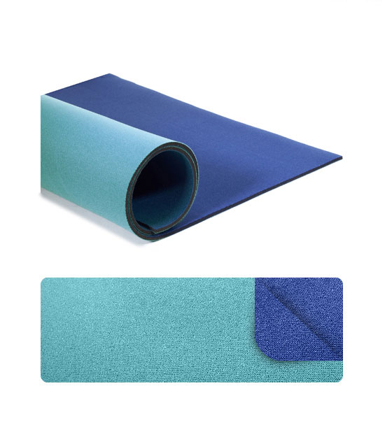 Neoprene 3 mm (sheet 47x65 cm) Turquoise and Blue