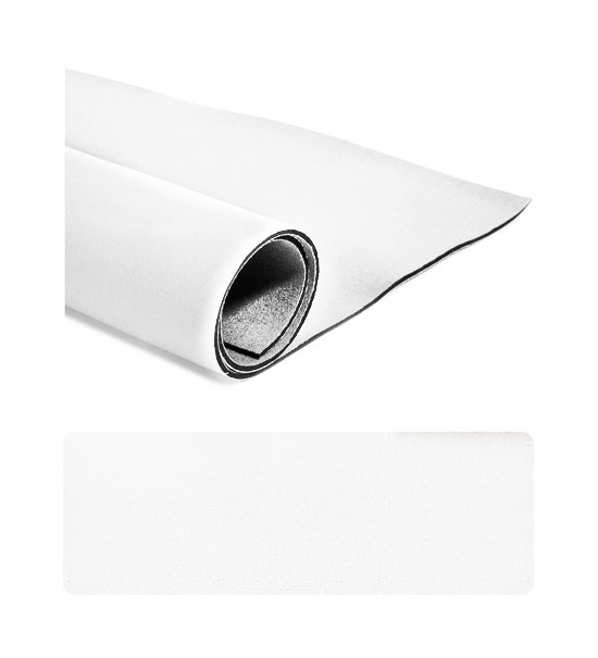 Neoprene 3 mm (sheet 47x65 cm) Bianco e Bianco