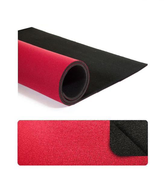 Neoprene 3 mm (foglio cm 45x65) Rosso e Nero - Clicca l'immagine per chiudere
