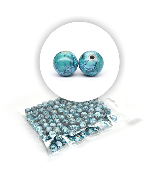Perle marmorizzate (50 g) ø 10 mm - Tuchese