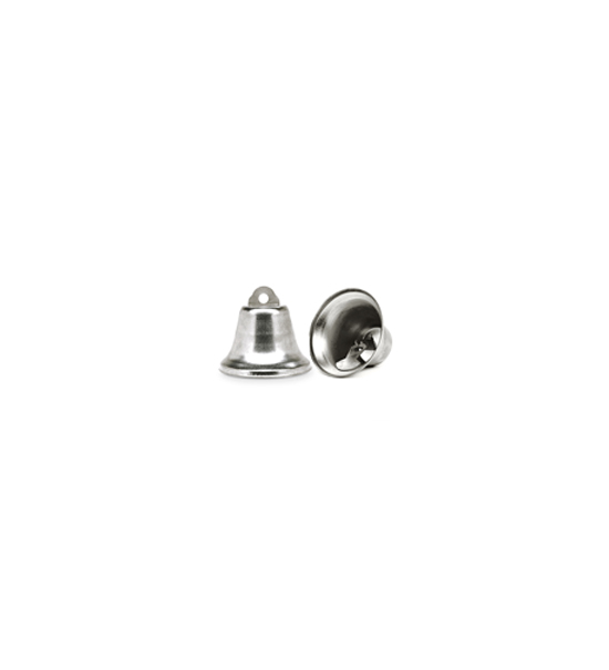 Bells (10 pieces). 11 mm - Silver