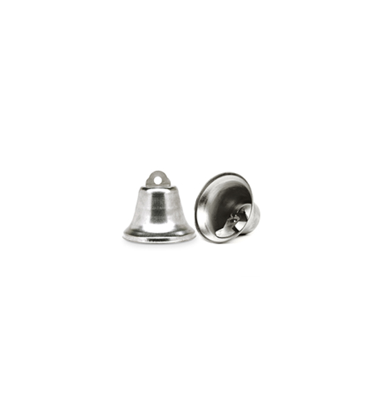Bells (10 pieces). 14 mm - Silver