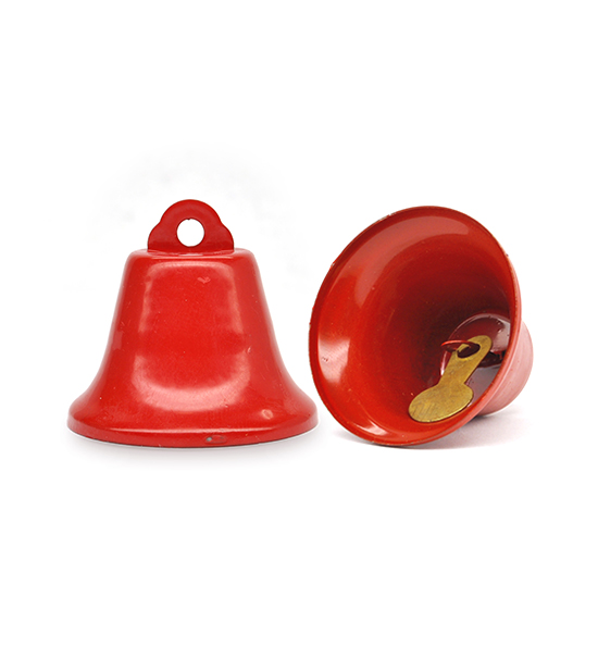 Bells (5 pieces). 36 mm - Red