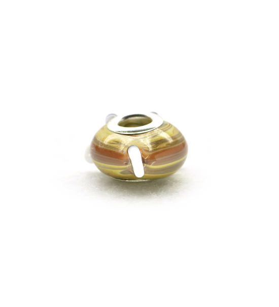 Perla ciambella animaletto (1 pz) 14x10 mm - Pesce