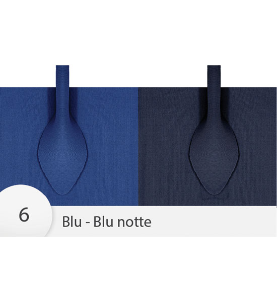 Manici Neoprene per borsa cm. 65 circa - col. Bulette-Blu