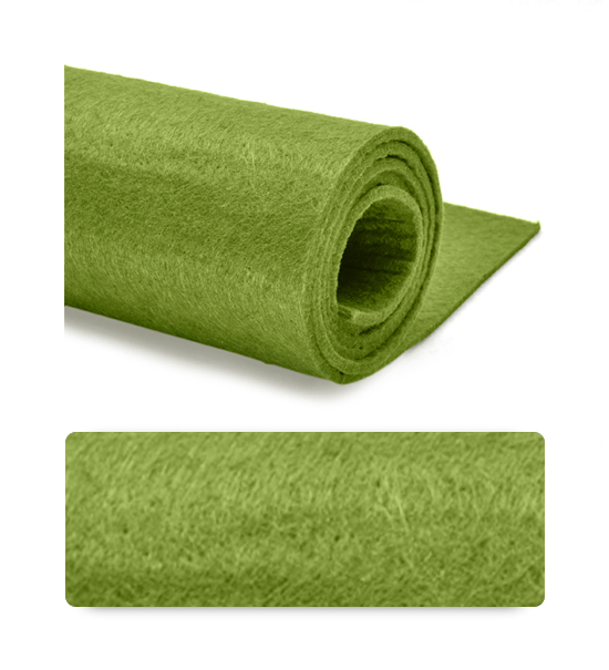 Felt (Sheet 50x100 cm) 3 mm - Green