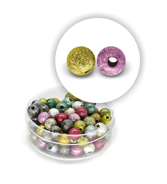Perle stagnole (10,5 grammi) ø 6 mm - Multicolor