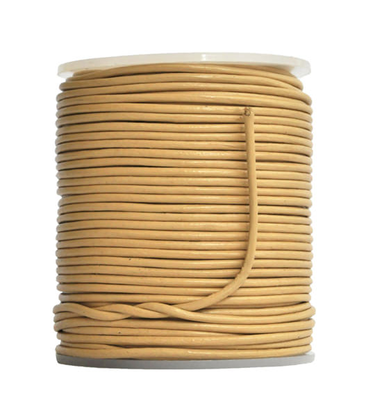 Leather cord (5 mt) 1,5 mm - Beige