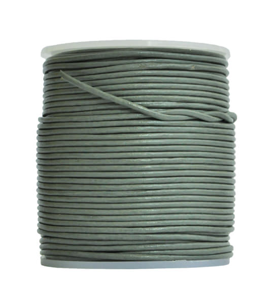 Leather cord (5 mt) 1,5 mm - Grey