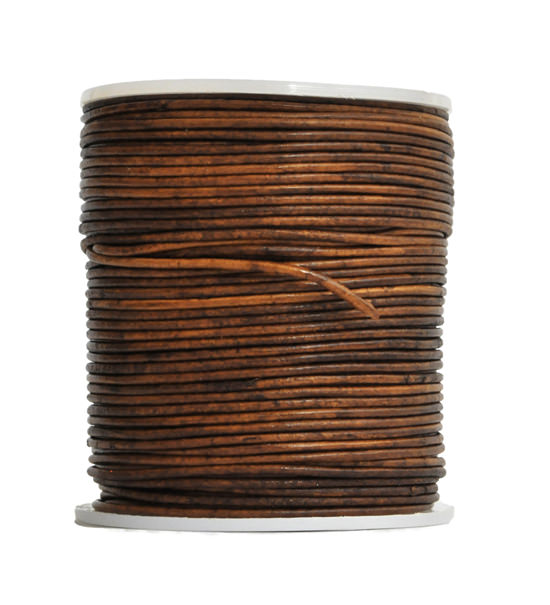 Leather cord (5 mt) 1,5 mm - Antique brown