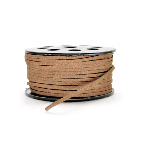 Soft tape (5 meters) 3 mm - Light brown