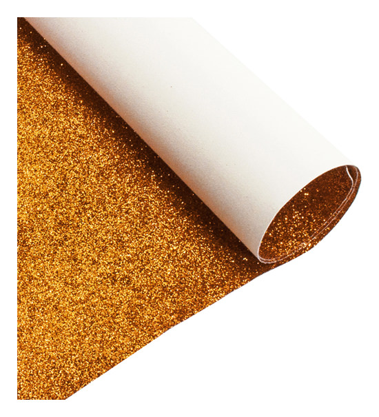 Glitter grana fine (foglio cm 50x70 spesso mm. 0,6) Giallo oro