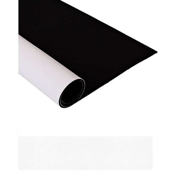 Neoprene 3 mm (foglio cm 45x65) Bianco e Nero