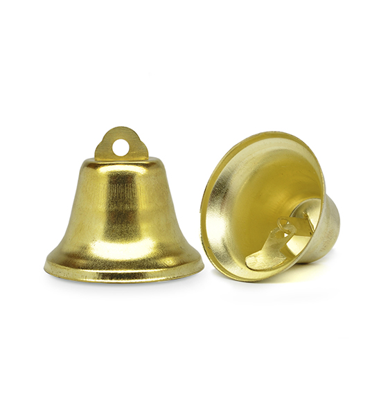 Bells (5 pieces). 36 mm - Gold