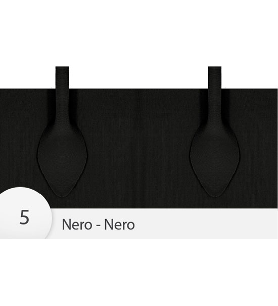 Manici Neoprene per borsa cm. 65 circa - col. Nero-Nero
