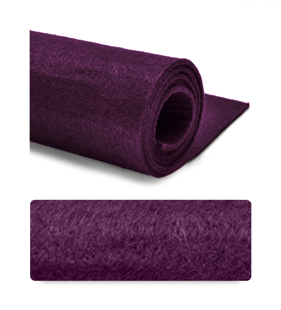Felt (Sheet 50x100 cm) 3 mm - Purple